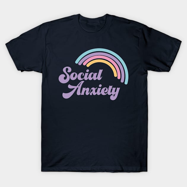 Social Anxiety Ironic Cute Funny Gift T-Shirt by koalastudio